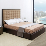 北欧高档布艺床 简约现代美式1.8米双人床软床小户型储物婚床