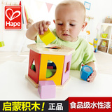德国Hape儿童婴儿积木 一岁宝宝益智玩具1-2岁一周岁男孩男童女孩