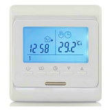 欧式水地暖液晶温控器触摸屏智能节能分室房间可编程温度控制面板