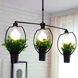 意大利设计北欧后现代艺术吊灯盆栽花盆客厅餐厅创意个性植物吊灯