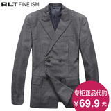 【1折】 ALT阿恩蓝拓正品男士双排扣时尚长袖西服外套