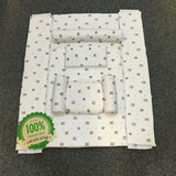 泰国原装进口正品优必思UBREATHING天然乳胶婴儿床垫定型枕头全套