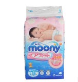 日本代购MOONY尤妮佳纸尿裤增量装大号L58片/包 全国部分包邮