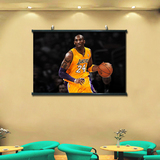 科比湖人球星NBA篮球体育偶像客厅书房装饰壁画海报挂画无框画