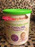 1702新包装美国Happy Baby喜贝有机糙米一段1段婴儿米粉DHA益生菌