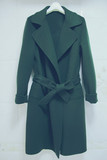 15冬新款出口韩国原单高端品牌女装双面手缝羊绒大衣毛呢外套
