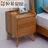 北欧实木床头柜 卧室现代简约床头柜简易储物柜子 BB102