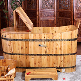 9木木桶香柏木熏蒸泡澡木桶 木桶浴桶 成人木质沐浴洗澡桶9-162