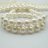 情缘珍珠 6-7.5mm正圆海水天然色珍珠项链北海南珠送妈妈护喉宝