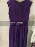 代购JESSIE杰西专柜正品2016年春装新款连衣裙 JXSCL237 Z1紫色