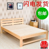 厂家直销儿简约童床1米1.2米单人实木床1.5米1.8米双人实木床定做