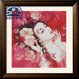法国正品DMC十字绣套件专卖 人物现代中式卧室 唐美人 国色天香