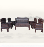 非洲黑檀兰亭序沙发10件套红木家具实木家具中式欧式古典客厅