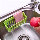 水槽收纳篮 可挂式沥水篮 /洗碗巾抹布清洁球收纳篮厨房小工具