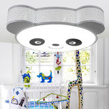 S 熊猫儿童灯卡通灯创意led吸顶灯节能护眼卧室灯男女孩房间灯