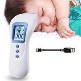 红外线电子体温计婴儿家用成人可充电温度计儿童额温枪测温仪包邮