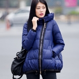 2015加肥加大码加厚棉衣棉服女冬装新款韩版中年女中长款棉袄外套
