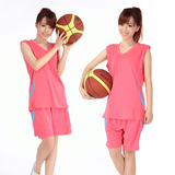 新款女款篮球服 训练服女子篮球衣套装情侣装团购 印号印字DIY