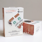 小乖美货 美国 Starbucks星巴克哥伦比亚速溶咖啡26条装
