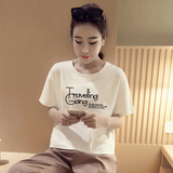夏天韩版学生百搭单件短袖T恤短款宽松上衣打底衫18-24周岁女装潮