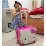韩国儿童拉杆箱万向轮可爱书包行李登机夏令营旅行箱包女18寸