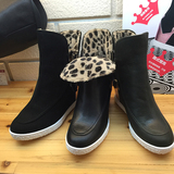 专柜正品代购Kiss Kitty2015年秋冬内增高平底女短靴S55721-01M