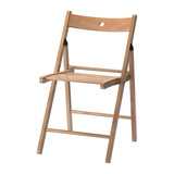上海南京代购IKEA泰耶折叠椅子实木休闲椅餐椅办公椅多色和选榉木