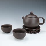 正品原矿宜兴紫砂茶具套装功夫茶具一壶二杯倒立茶壶陶瓷礼品特价