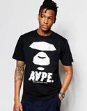 英国超快代购2016春装新款AAPE Theme T-Shirt男士短袖T恤包邮