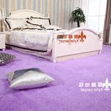 2016化纤家用卫浴卧室客厅床边定制特价房间现代绒毛地毯C000028
