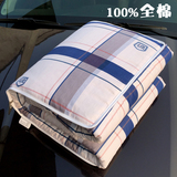 冬季抱枕被子两用大号纯棉多用折叠加厚靠垫被汽车办公室午睡靠枕