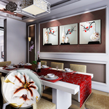 悦可浮雕画沙发背景墙装饰画客厅现代简约餐厅挂画卧室立体画红梅