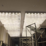 非标订制大型酒店宴会厅水晶吸顶灯售楼部沙盆区水晶客厅灯
