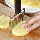不锈钢手动切菜器 波浪形切刀切片切丝器