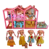 芭比娃娃barbie甜甜屋套装大礼盒豪华别墅女孩生日礼物玩具凯莉屋