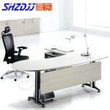 SHZDjj 新款时尚老板桌办公家具办公桌 主管桌简约现代钢架经理桌