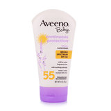 美国Aveeno婴幼儿天然燕麦超温和长效防晒乳霜SPF55 112克 现货