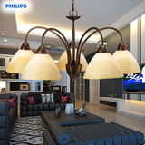 飞利浦吊灯灯具灯饰复古欧式创意个性大气客厅卧室灯餐厅柏蕴五头