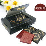 韩国进口 乐天黑加纳巧克力 纯可可脂零食 90gx4盒 圣诞礼物