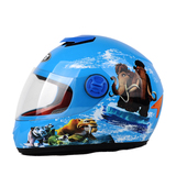 艾狮303儿童全盔 摩托车头盔保暖 安全帽 小孩头盔 宝宝 带围脖