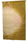 日本代购 日式挂毯 壁毯 花朵风景装饰壁挂 手工编织 精致