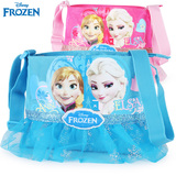儿童斜挎包韩版可爱迪士尼冰雪奇缘女童包包幼儿零食包儿童单肩包