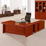 实木皮中班台1.6米老板桌1.8米主管办公桌椅组合办公家具特价现货