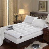 五星级酒店床品羽绒床垫加厚10cm 可折叠床褥单双人榻榻米床护垫