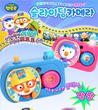 韩国 小企鹅宝宝照相机玩具 儿童玩具照相机 仿真照相机玩具