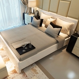 极有家大厂现代简约烤漆板式床 1.5/1.8米单双人床气动储物高箱床