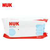 【天猫超市】德国NUK超厚特柔婴儿洁肤湿巾纸(80片装) 进口