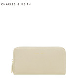 [6.7折]Charles Keith 长款钱包 CK2-10700033 十字纹皮夹手拿包