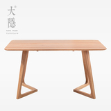 北欧宜家日式实木餐桌椅组合白橡木餐厅家具简约现代创意设计家具