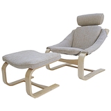躺椅加脚凳组合实木逍遥飘窗椅极简约时尚扶手老人椅单人休闲沙发